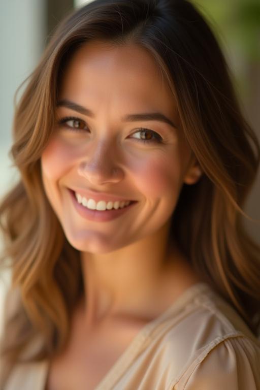 Elegant portrait session in natural light